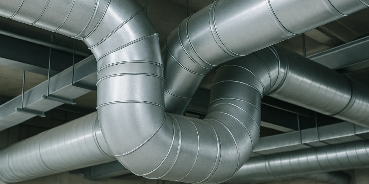 Metal air ducts from Air Conditioning Repair Houston in Houston, TX - commercial ac repair houston