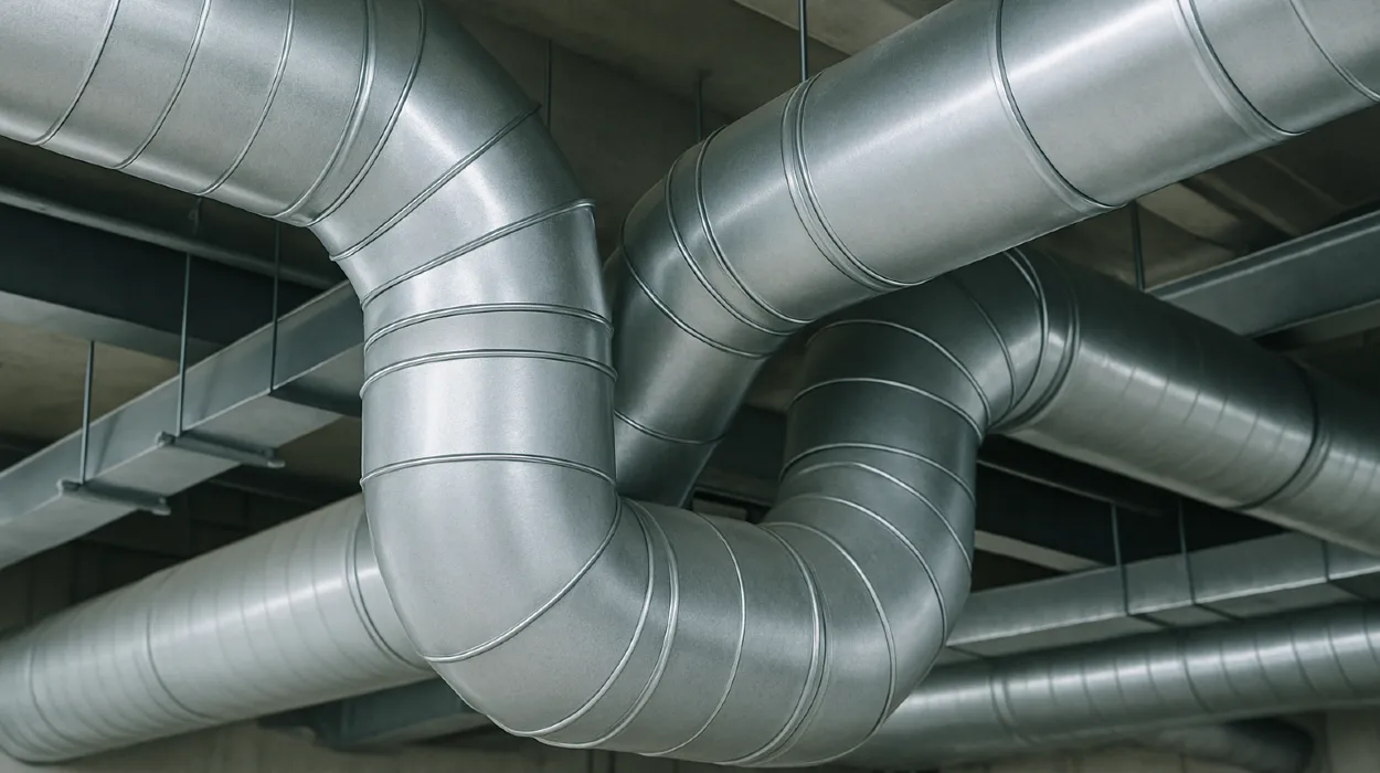 Metal air ducts from Air Conditioning Repair Houston in Sugar Land, TX - Sugar Land TX
